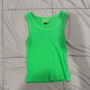 Universal Thread Vibrant Green Kids Tank Top
